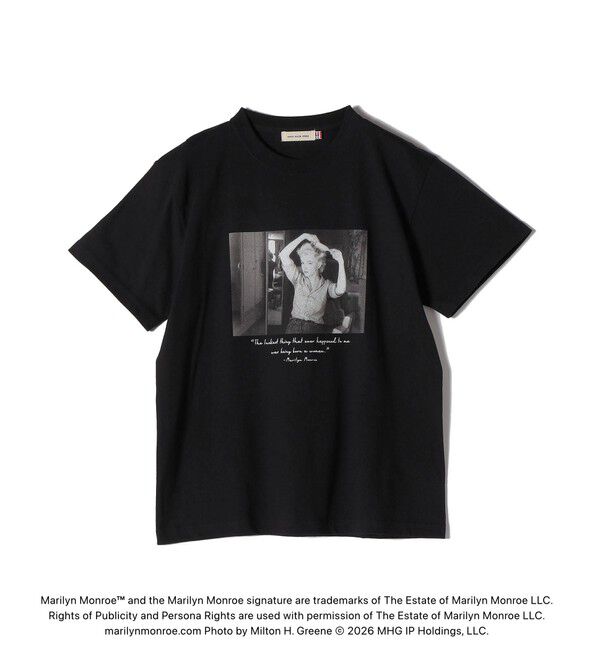 SHIPS for women「《予約》【SHIPS別注】Marilyn Monroe / フォト TEE」|Tシャツ・カットソー|