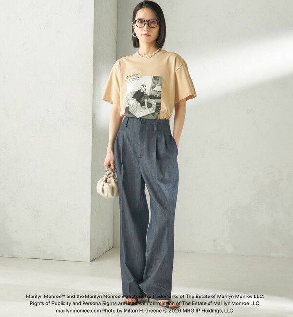 SHIPS for women「《予約》【SHIPS別注】Marilyn Monroe / フォト TEE」|Tシャツ・カットソー|