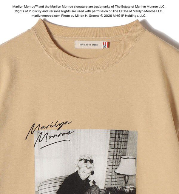 SHIPS for women「《予約》【SHIPS別注】Marilyn Monroe / フォト TEE」|Tシャツ・カットソー|