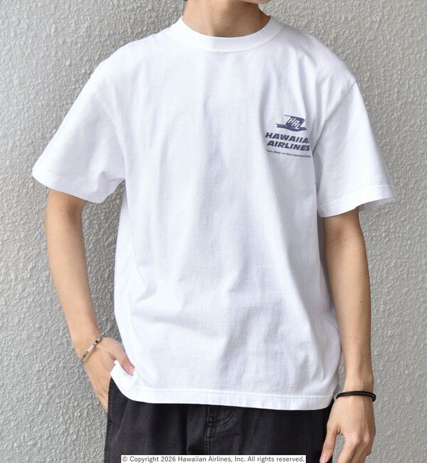 SHIPS any「GOOD ROCK SPEED: ハワイアン航空 グラフィック プリント Tシャツ 26SS◆」|Tシャツ・カットソー|