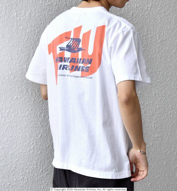 SHIPS any「GOOD ROCK SPEED: ハワイアン航空 グラフィック プリント Tシャツ 26SS◆」|Tシャツ・カットソー|