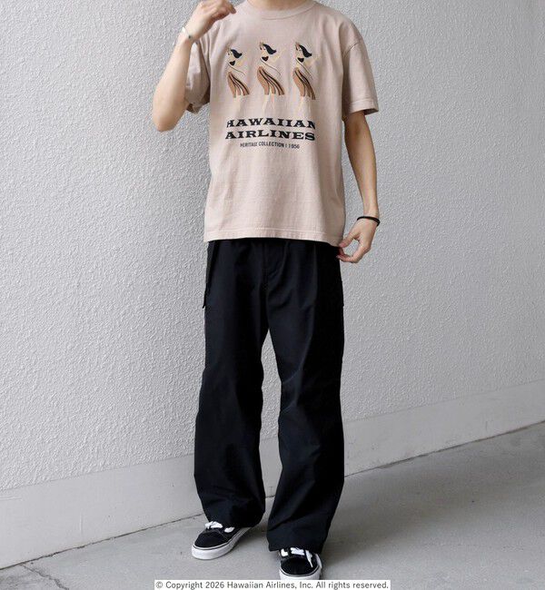 SHIPS any「GOOD ROCK SPEED: ハワイアン航空 グラフィック プリント Tシャツ 26SS◆」|Tシャツ・カットソー|
