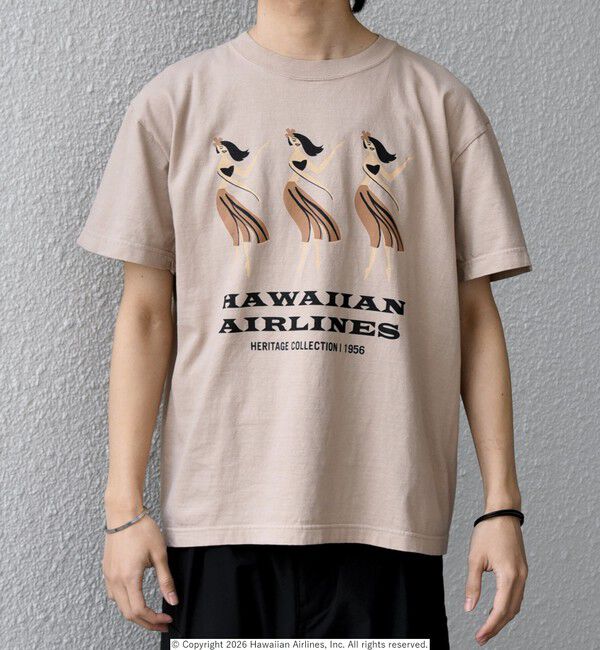 SHIPS any「GOOD ROCK SPEED: ハワイアン航空 グラフィック プリント Tシャツ 26SS◆」|Tシャツ・カットソー|