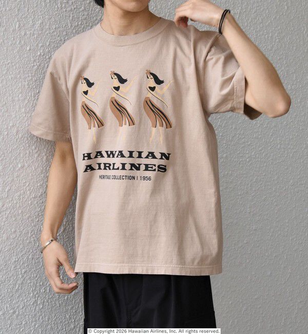 SHIPS any「GOOD ROCK SPEED: ハワイアン航空 グラフィック プリント Tシャツ 26SS◆」|Tシャツ・カットソー|