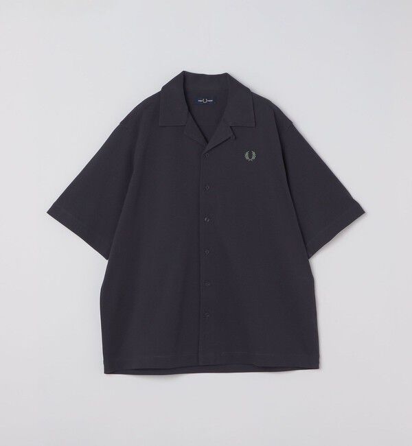 SHIPS「【SHIPS別注】FRED PERRY: ワンポイント ロゴ ピケ オープンカラーシャツ」|シャツ・ブラウス|