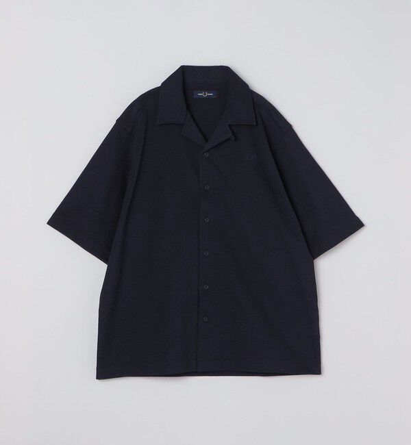 SHIPS「【SHIPS別注】FRED PERRY: ワンポイント ロゴ ピケ オープンカラーシャツ」|シャツ・ブラウス|