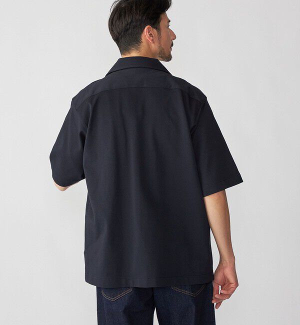 SHIPS「【SHIPS別注】FRED PERRY: ワンポイント ロゴ ピケ オープンカラーシャツ」|シャツ・ブラウス|