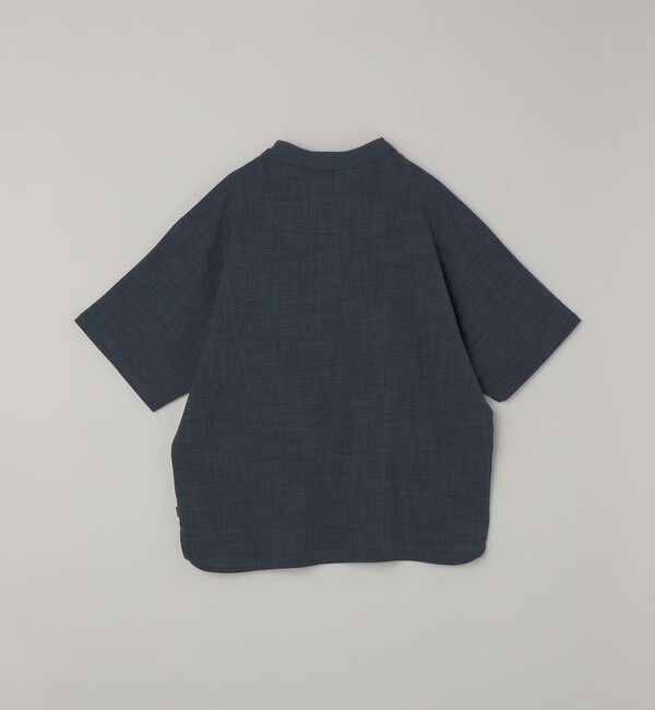 SHIPS any「SHIPS any:〈洗濯機可能〉FUTURE LINEN CANVAS リネンライク デザイン リブ ポケット Tシャツ◆」|Tシャツ・カットソー|