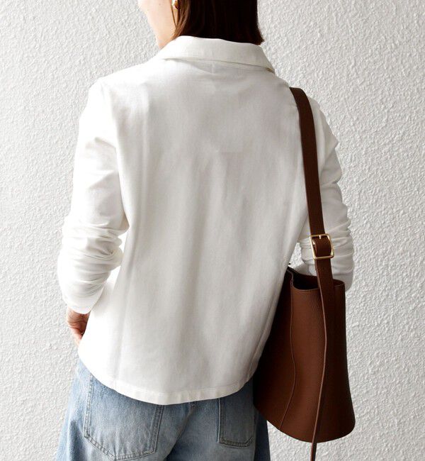 SHIPS any「《予約》SHIPS any:〈洗濯機可能〉インレイ リング スナップ ポケット カーディガン」|Tシャツ・カットソー|