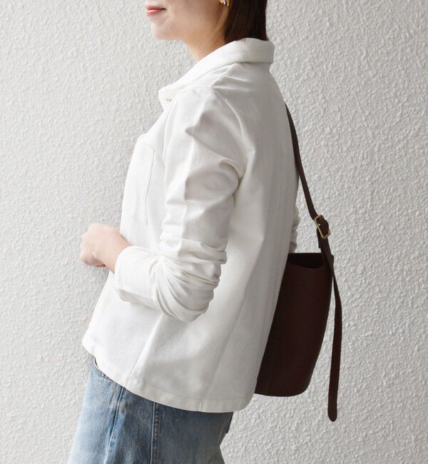 SHIPS any「《予約》SHIPS any:〈洗濯機可能〉インレイ リング スナップ ポケット カーディガン」|Tシャツ・カットソー|