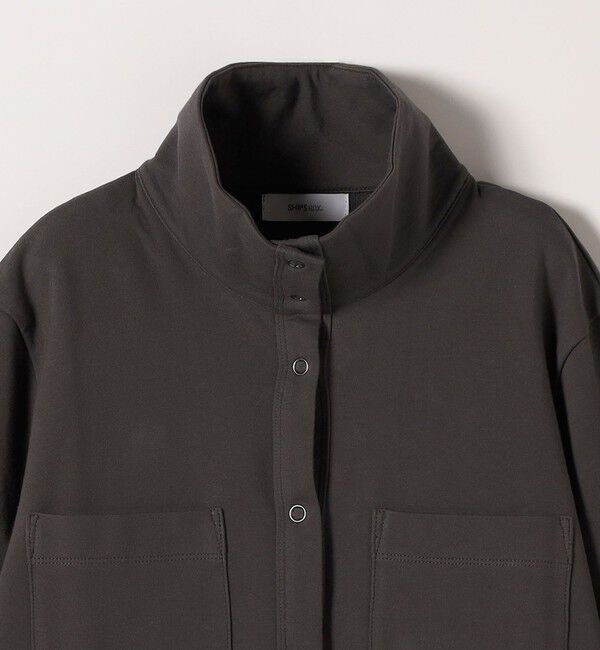 SHIPS any「《予約》SHIPS any:〈洗濯機可能〉インレイ リング スナップ ポケット カーディガン」|Tシャツ・カットソー|