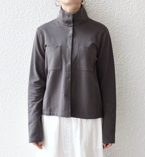 SHIPS any「《予約》SHIPS any:〈洗濯機可能〉インレイ リング スナップ ポケット カーディガン」|Tシャツ・カットソー|