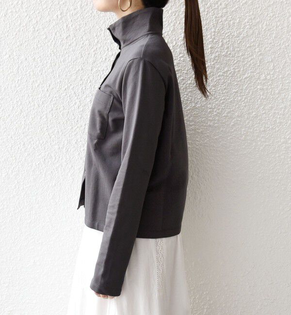 SHIPS any「《予約》SHIPS any:〈洗濯機可能〉インレイ リング スナップ ポケット カーディガン」|Tシャツ・カットソー|