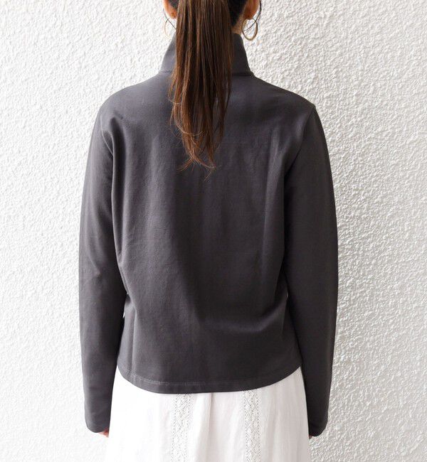 SHIPS any「《予約》SHIPS any:〈洗濯機可能〉インレイ リング スナップ ポケット カーディガン」|Tシャツ・カットソー|