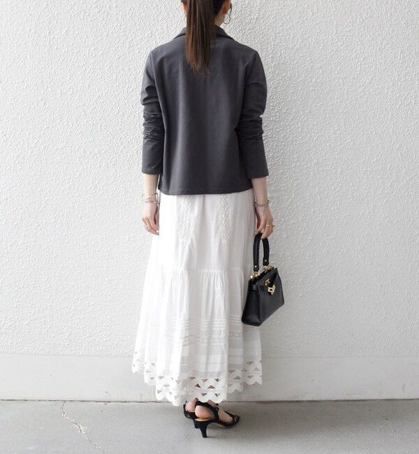 SHIPS any「《予約》SHIPS any:〈洗濯機可能〉インレイ リング スナップ ポケット カーディガン」|Tシャツ・カットソー|