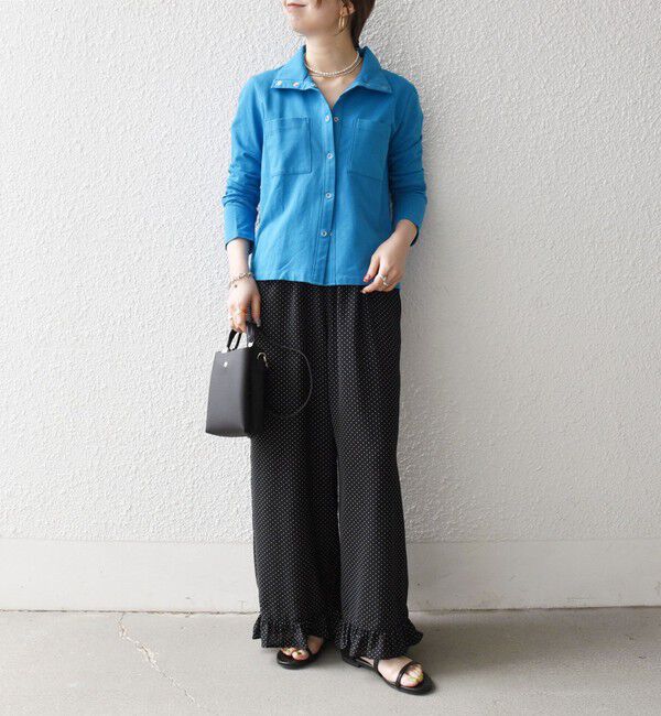 SHIPS any「《予約》SHIPS any:〈洗濯機可能〉インレイ リング スナップ ポケット カーディガン」|Tシャツ・カットソー|