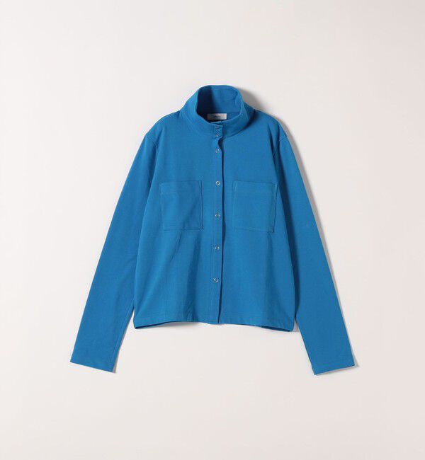 SHIPS any「《予約》SHIPS any:〈洗濯機可能〉インレイ リング スナップ ポケット カーディガン」|Tシャツ・カットソー|