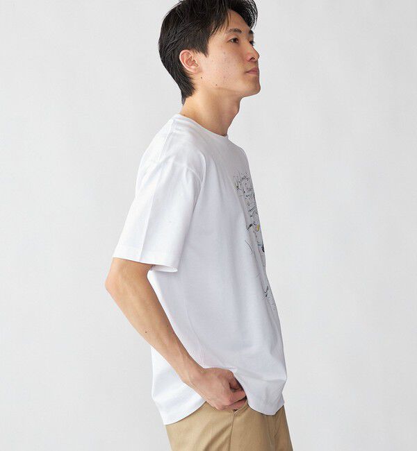 SHIPS「【City Ambient Products別注】佐伯 ゆう子: アート Tシャツ」|Tシャツ・カットソー|