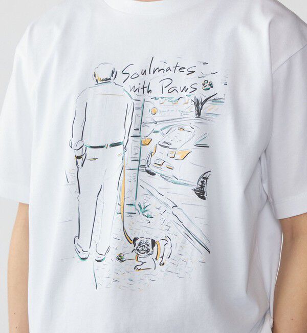 SHIPS「【City Ambient Products別注】佐伯 ゆう子: アート Tシャツ」|Tシャツ・カットソー|