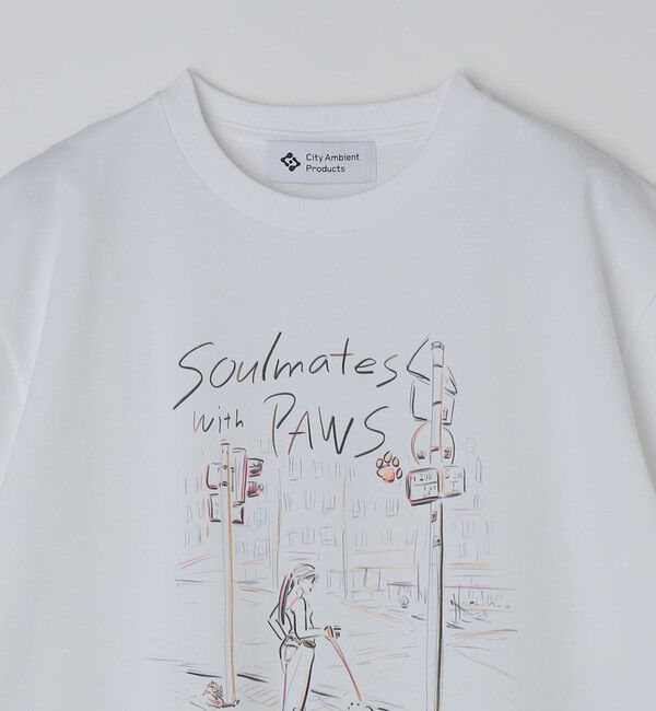 SHIPS「【City Ambient Products別注】佐伯 ゆう子: アート Tシャツ」|Tシャツ・カットソー|