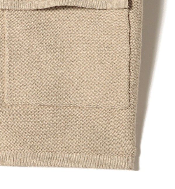 SHIPS Colors 「SHIPS Colors:〈手洗い可能〉ニット カラーレス ダブルボタン ジャケット」|ノーカラージャケット|