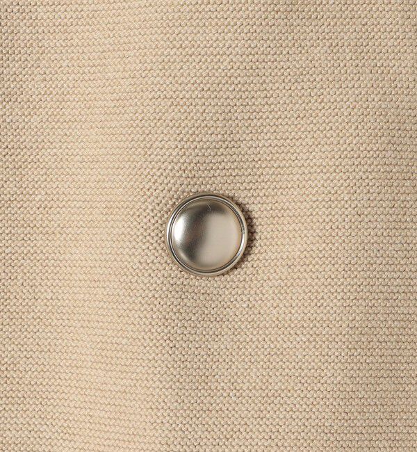 SHIPS Colors 「SHIPS Colors:〈手洗い可能〉ニット カラーレス ダブルボタン ジャケット」|ノーカラージャケット|