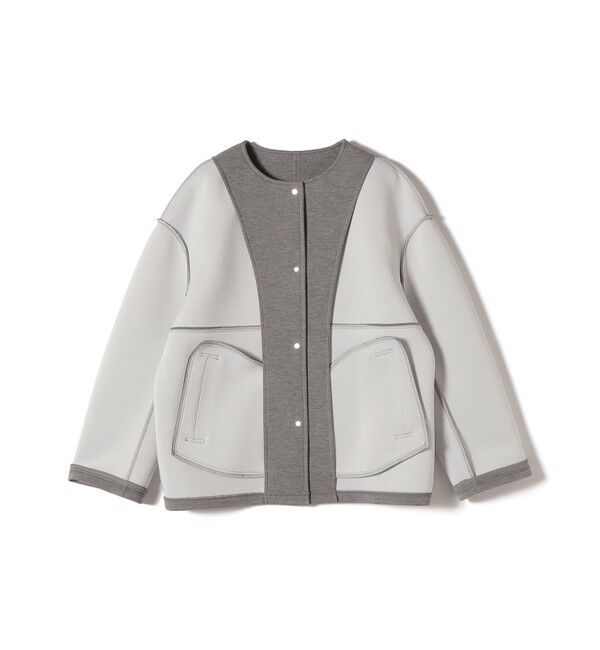 SHIPS Colors 「SHIPS Colors:〈手洗い可能〉ダンボール ノーカラー コート」|ノーカラーコート|