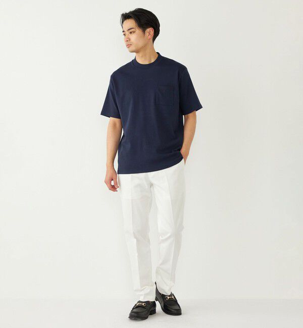 SHIPS Colors 「《予約》SHIPS Colors:〈抗菌防臭・接触冷感・紫外線軽減〉スムース ビズT◆」|Tシャツ・カットソー|