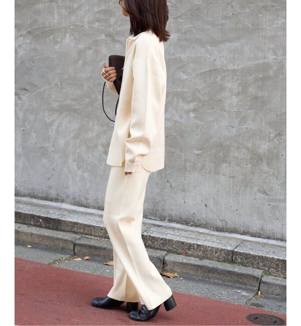 OUTDOOR PRODUCTS Usual Things「2点SET ジップニットシャツ&times;パンツセットアップ」|オールインワン|