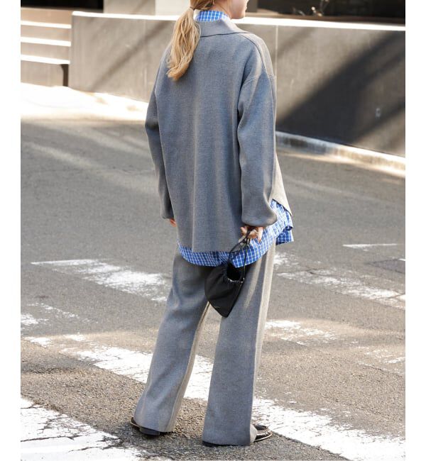 OUTDOOR PRODUCTS Usual Things「2点SET ジップニットシャツ&times;パンツセットアップ」|オールインワン|