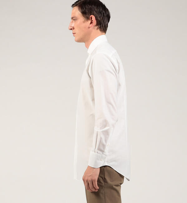 TOMORROWLAND MENS「コットンカラミ ループボタンダウンシャツ」|シャツ・ブラウス|