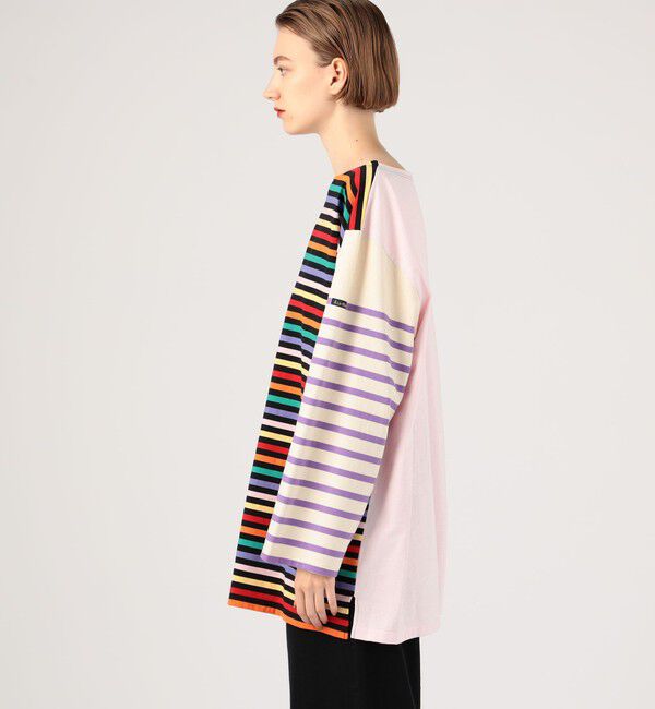 TOMORROWLAND BUYING WEAR「【別注】Le minor&times;TOMORROWLAND クレイジーパターン ビッグバスクシャツ」|Tシャツ・カットソー|