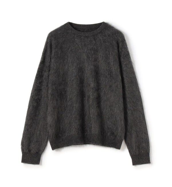 DES PRES「ピュアカシミヤファー クルーネックプルオーバー」|ニット・セーター|17 チャコールグレー