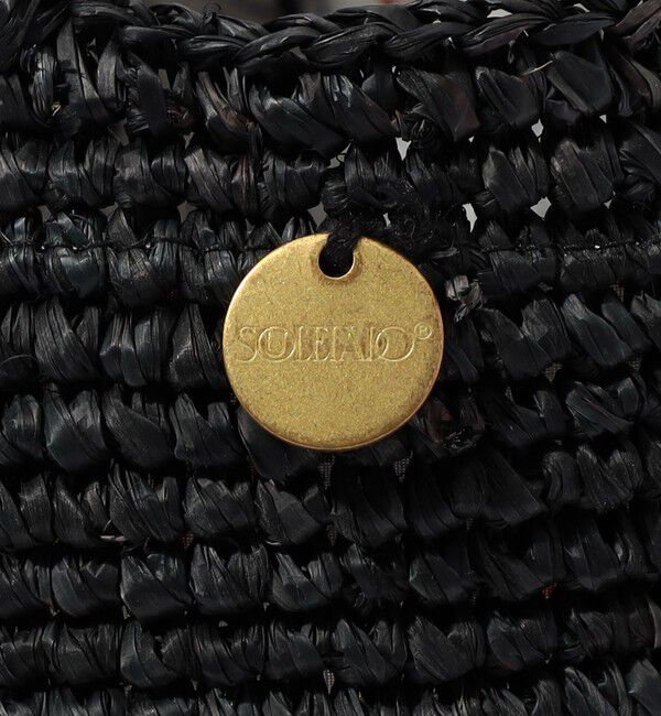 SOULEIADO「SOULEIADO ラフィアミニトートバッグ」|かごバッグ|