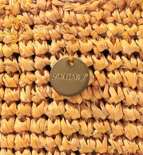 SOULEIADO「SOULEIADO ラフィアミニトートバッグ」|かごバッグ|