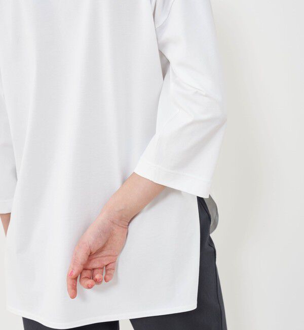 GALERIE VIE「コンパクトジャージー フロントテールプルオーバー」|Tシャツ・カットソー|