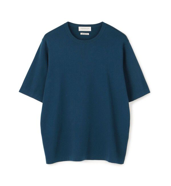 TOMORROWLAND MENS「TOMORROWLAND tricot シーアイランドコットン クルーネックプルオーバー」|ニット・セーター|65 ブルー