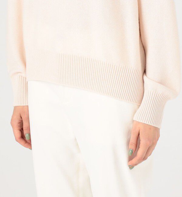 GALERIE VIE「カシミヤコットン ビルドネックプルオーバー」|ニット・セーター|