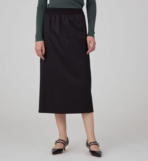 TOMORROWLAND collection「ファインウーステッドウール ストレートスカート」|スカート|