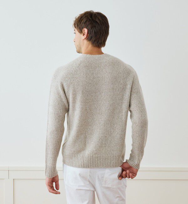 JAMES PERSE「ライトテクスチャードカシミヤ ラグランスリーブプルオーバー MLTC3705」|ニット・セーター|