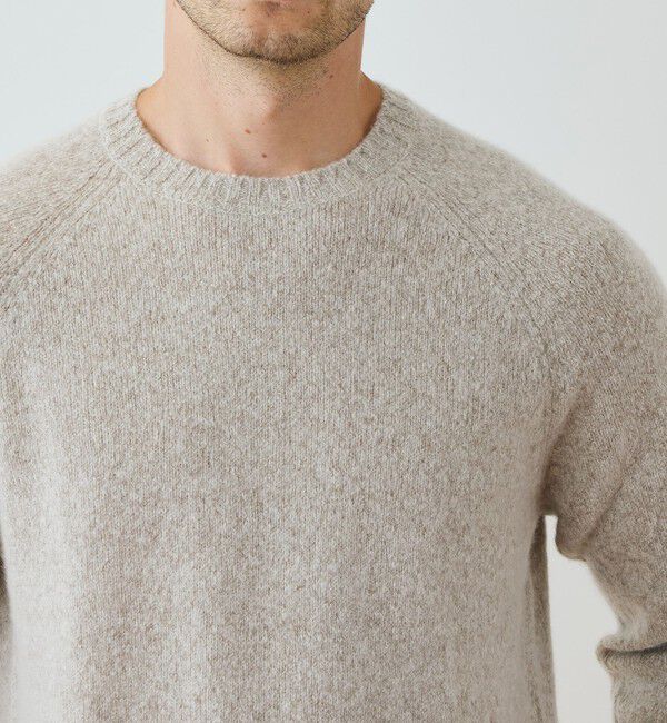 JAMES PERSE「ライトテクスチャードカシミヤ ラグランスリーブプルオーバー MLTC3705」|ニット・セーター|