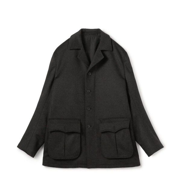 TOMORROWLAND MENS「ウールカシミヤ ドライビングコート」|ブルゾン・スタジャン|17 チャコールグレー
