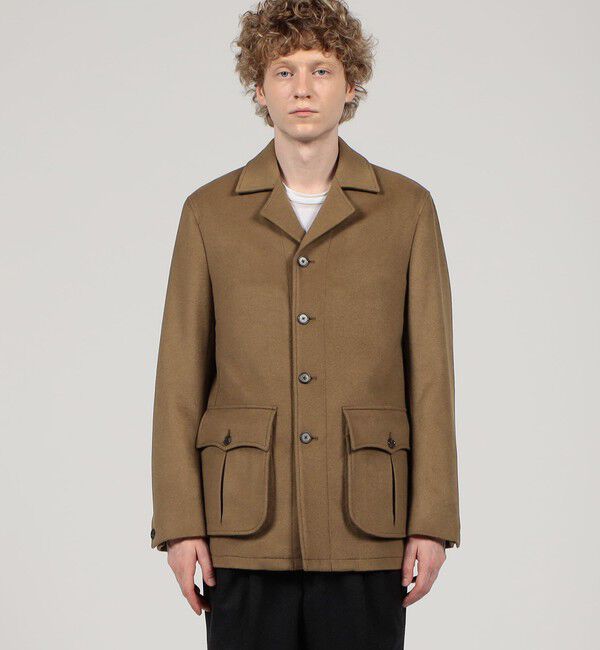 TOMORROWLAND MENS「ウールカシミヤ ドライビングコート」|ブルゾン・スタジャン|