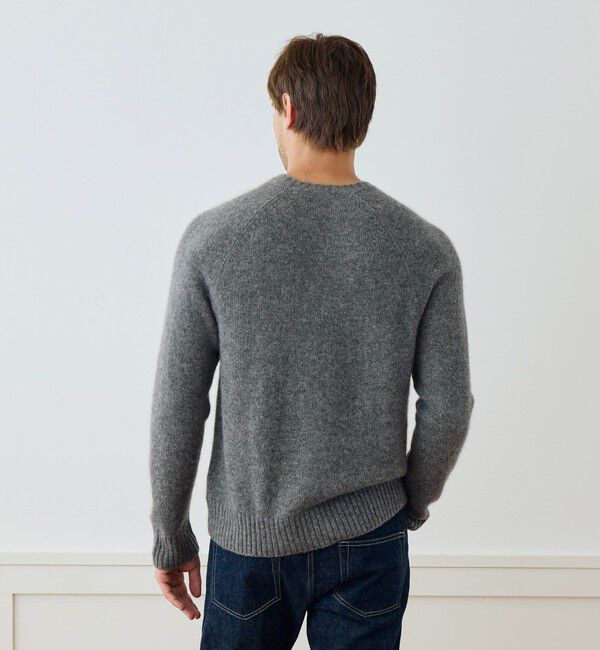 JAMES PERSE「ライトテクスチャードカシミヤ ラグランスリーブプルオーバー MLTC3705」|ニット・セーター|