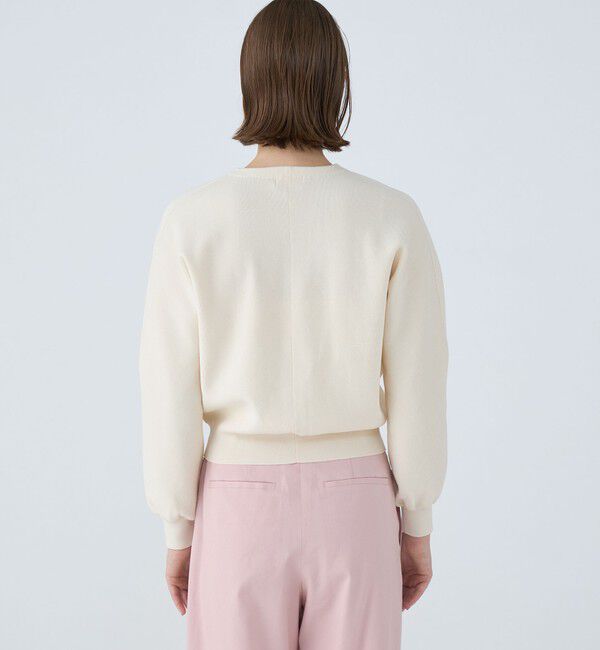 Ballsey「パールコンビ Vネックカーディガン」|カーディガン|