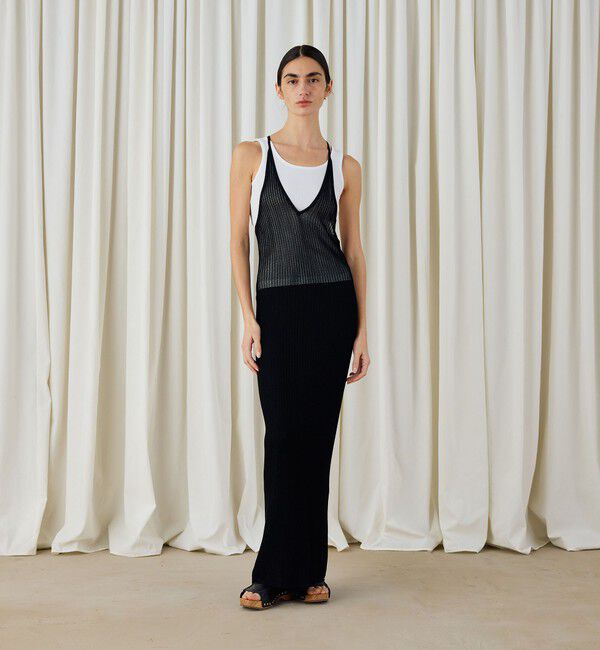 DES PRES「マットレーヨンキャミソールドレス」|ワンピース|