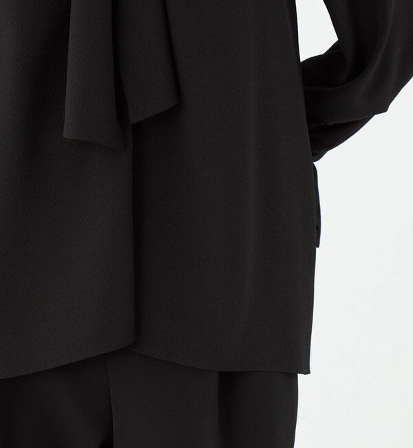 Ballsey「ウズラクレープ ボリュームギャザーブラウス」|シャツ・ブラウス|