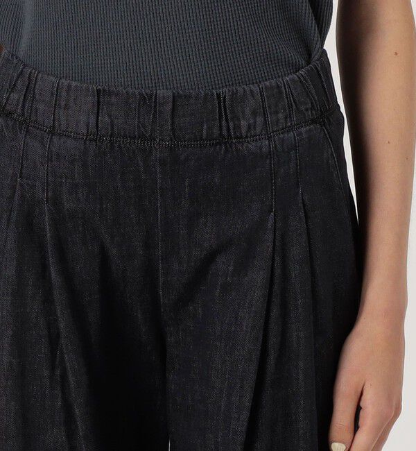 JAMES PERSE「コットンデニム タックワイドパンツ WBID1090」|デニム|