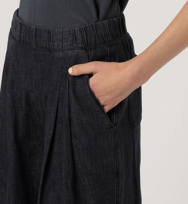 JAMES PERSE「コットンデニム タックワイドパンツ WBID1090」|デニム|