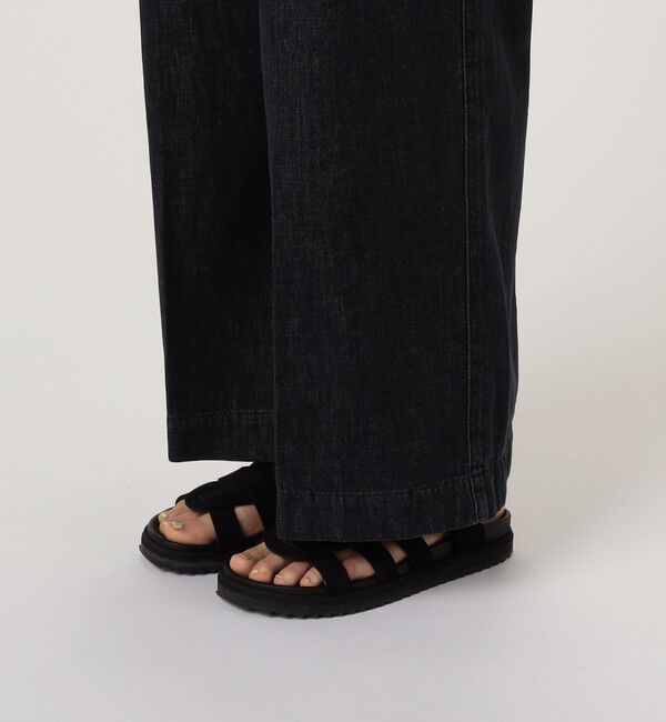 JAMES PERSE「コットンデニム タックワイドパンツ WBID1090」|デニム|